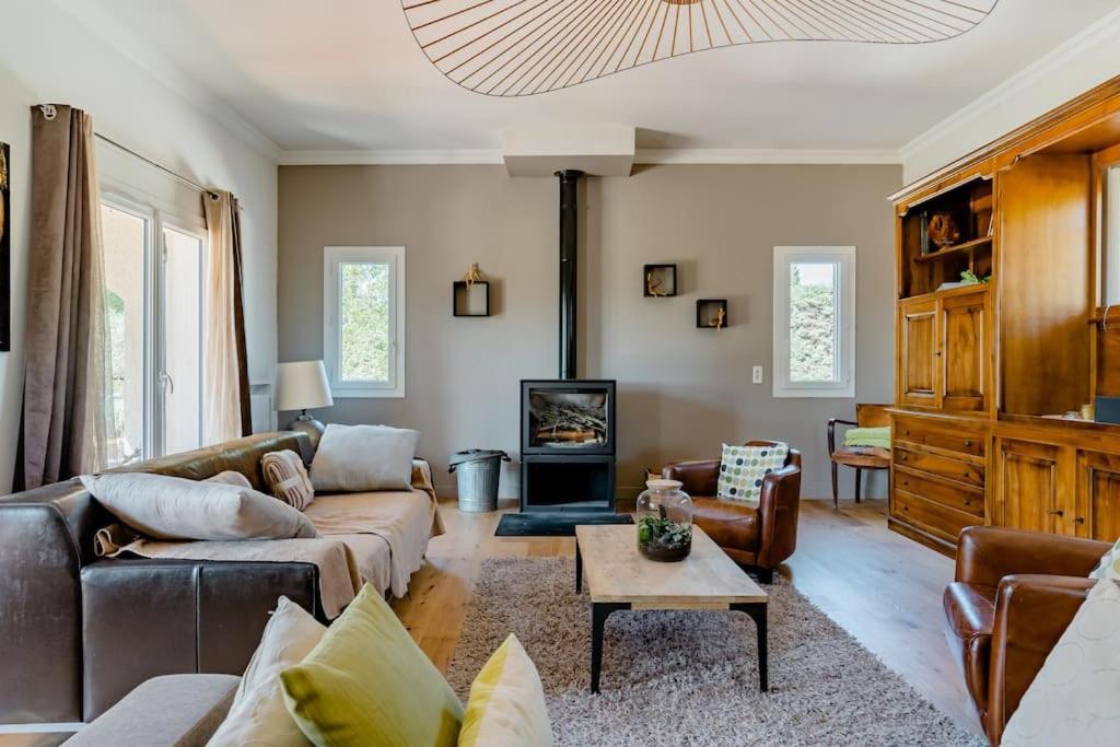 Sejour En Provence Maison Avec Vue Sur La Sainte Victoire Et Piscine Pres D'Aix En Provence Aix-en-Provence Ngoại thất bức ảnh